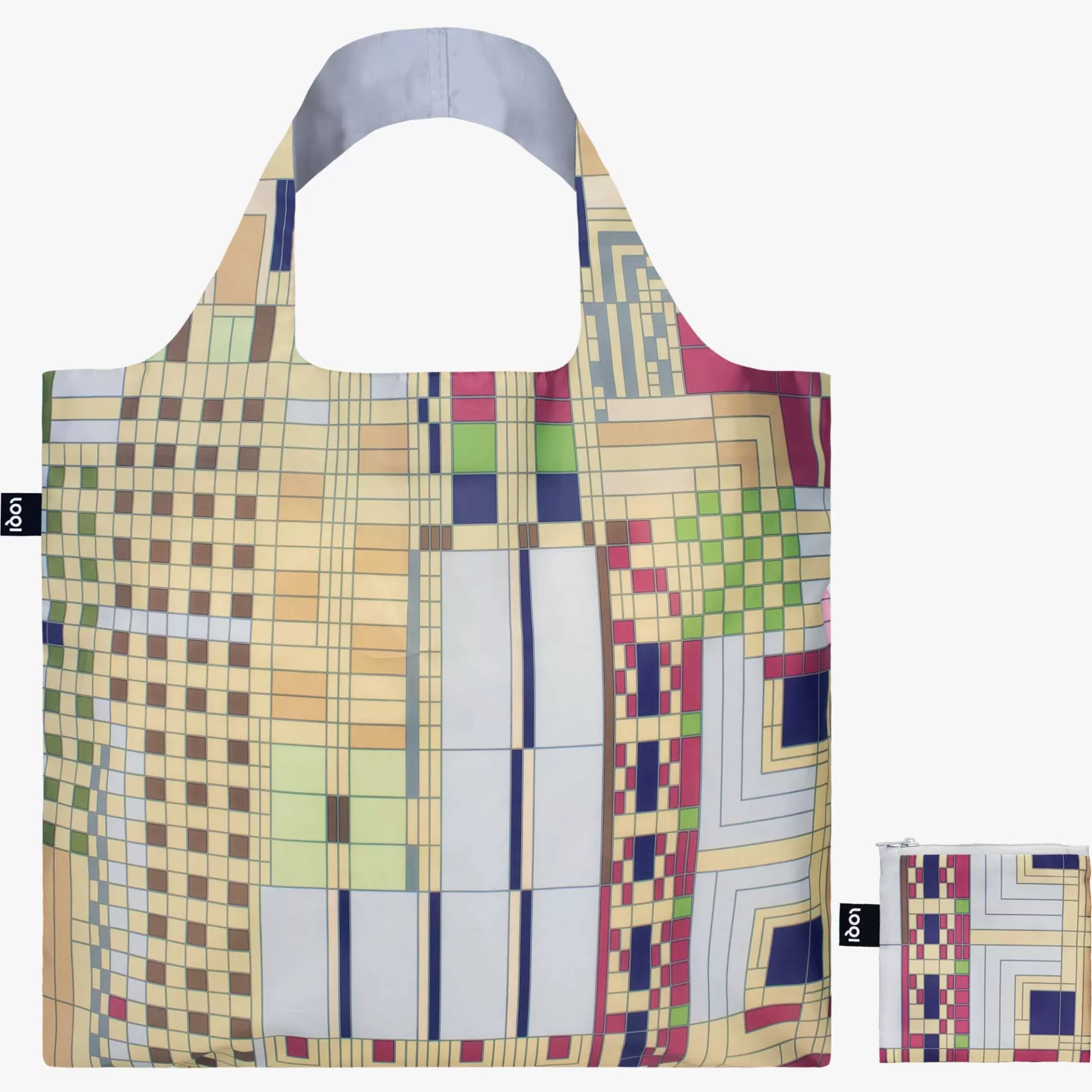 LOQI FRANK LLOYD WRIGHT Sac recyclé à fenêtres à l'ancienne* Sacs