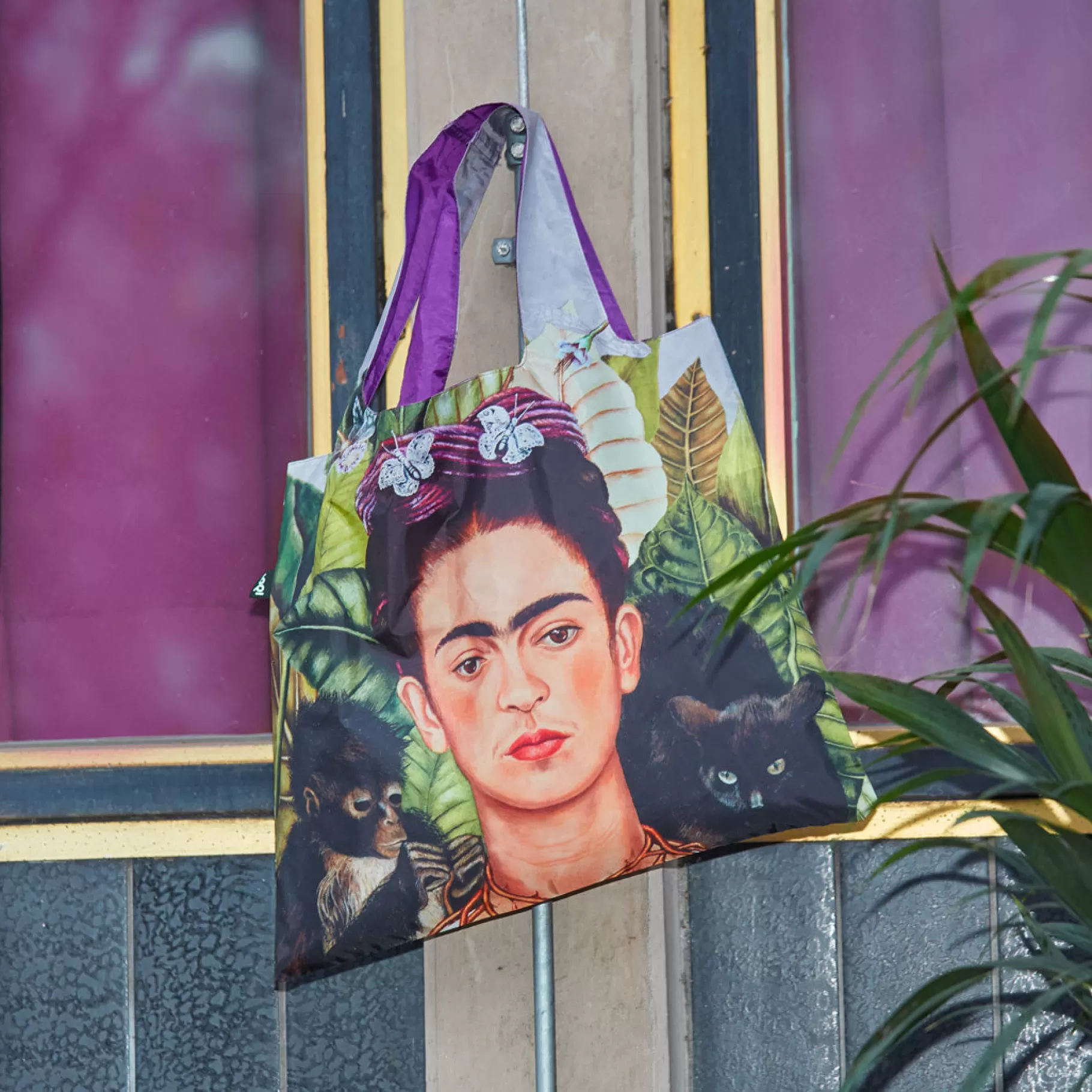 LOQI FRIDA KAHLO Autoportrait avec colibri Sac recyclé* Sacs