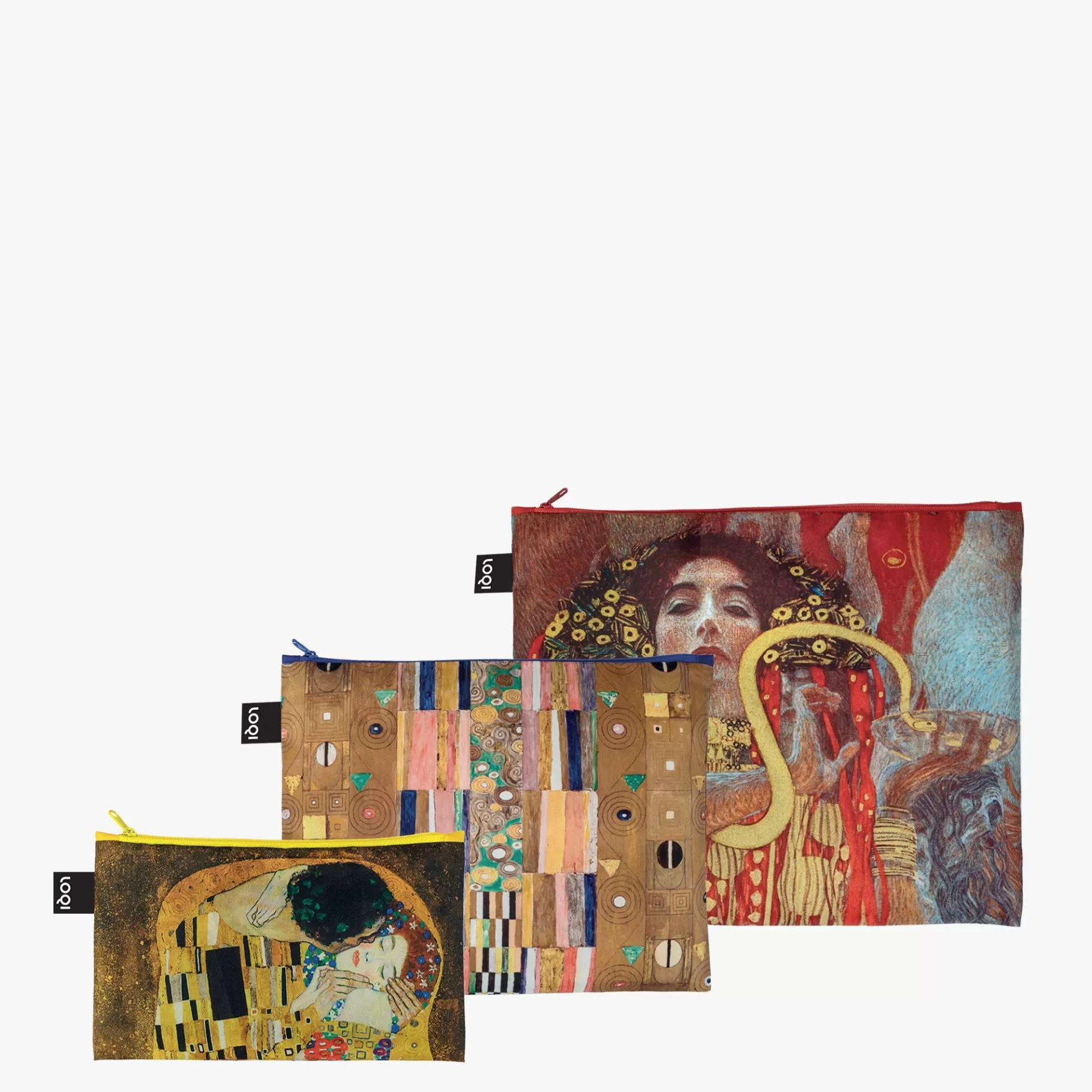 LOQI GUSTAV KLIMT Poches zippées recyclées* Poches Zippées