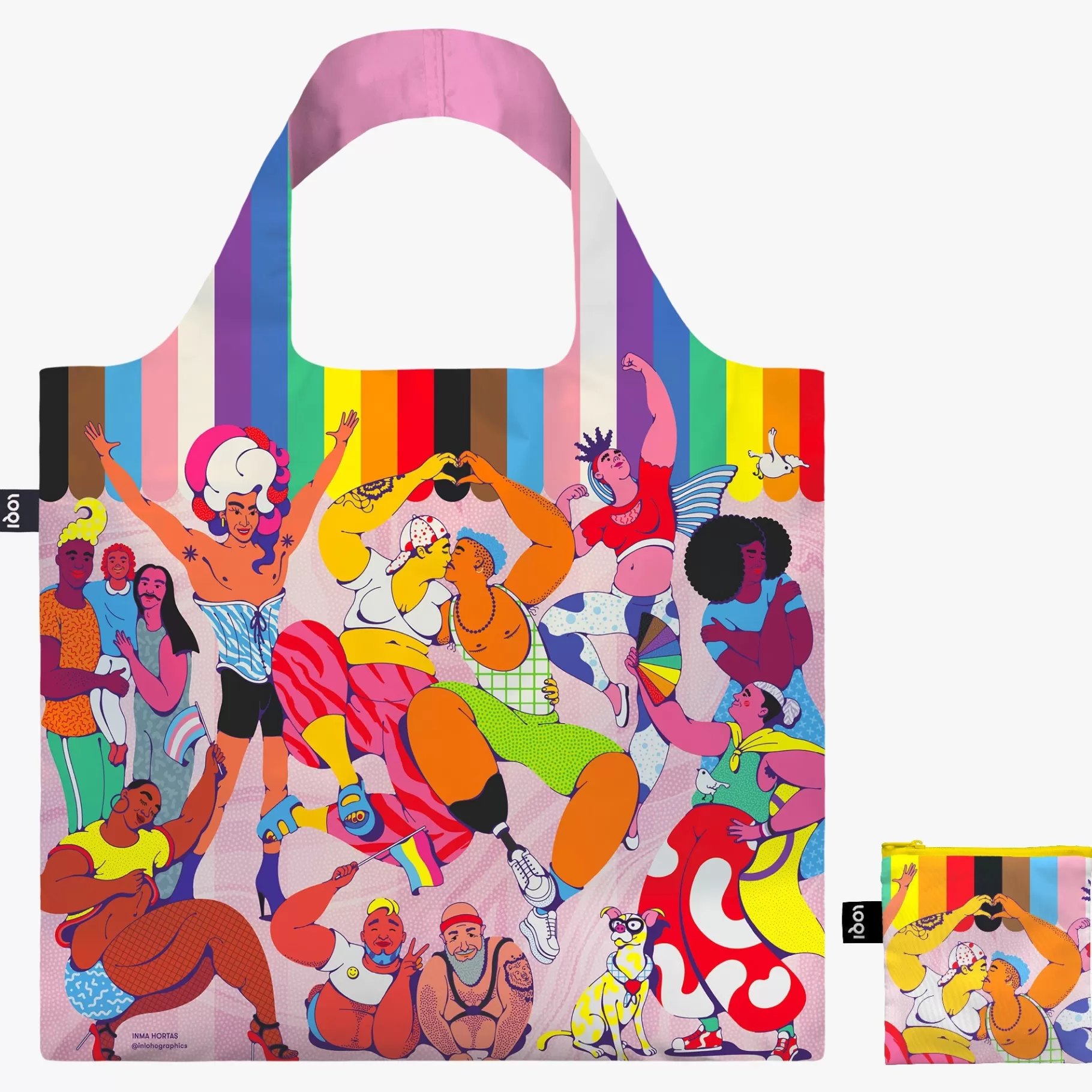 LOQI INMA HORTAS Sac recyclé Pride* Sacs