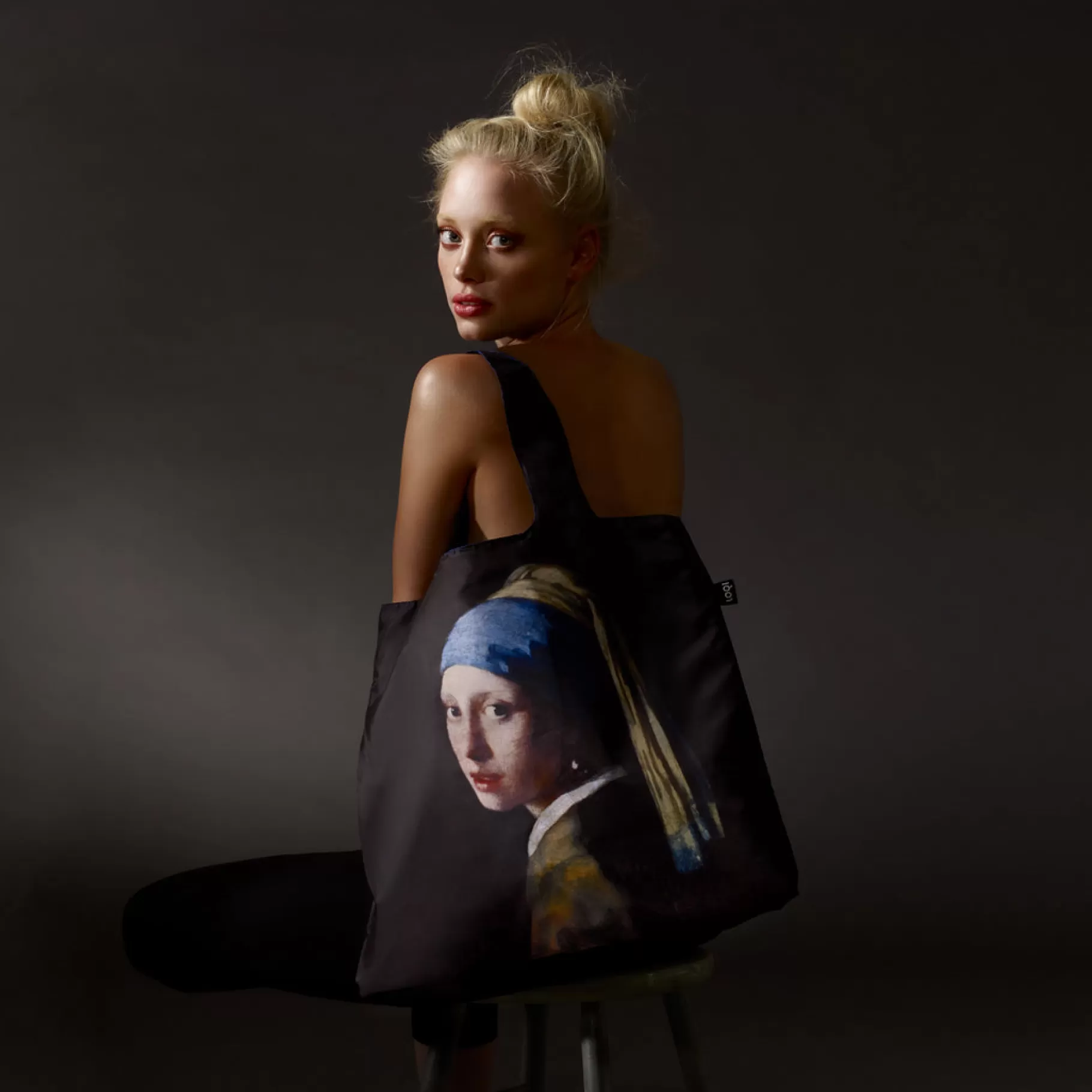 LOQI JOHANNES VERMEER Sac recyclé "Fille à l'oreille de perle* Sacs