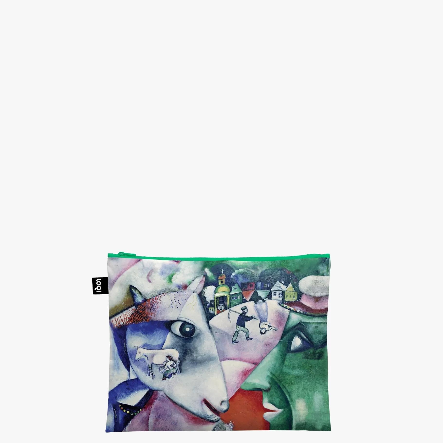 LOQI MARC CHAGALL Pochettes zippées recyclées* Poches Zippées