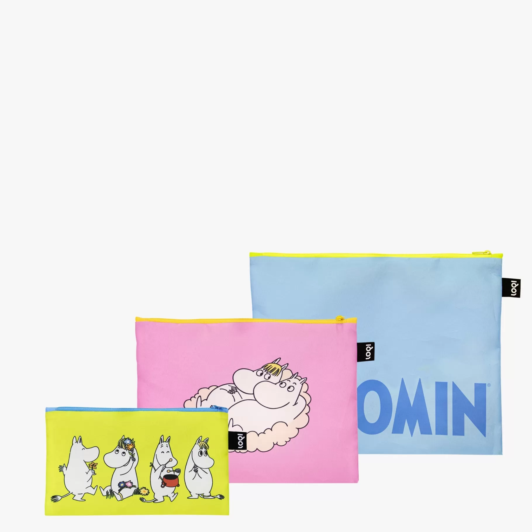 LOQI Pochettes zippées recyclées MOOMIN Together* Poches Zippées