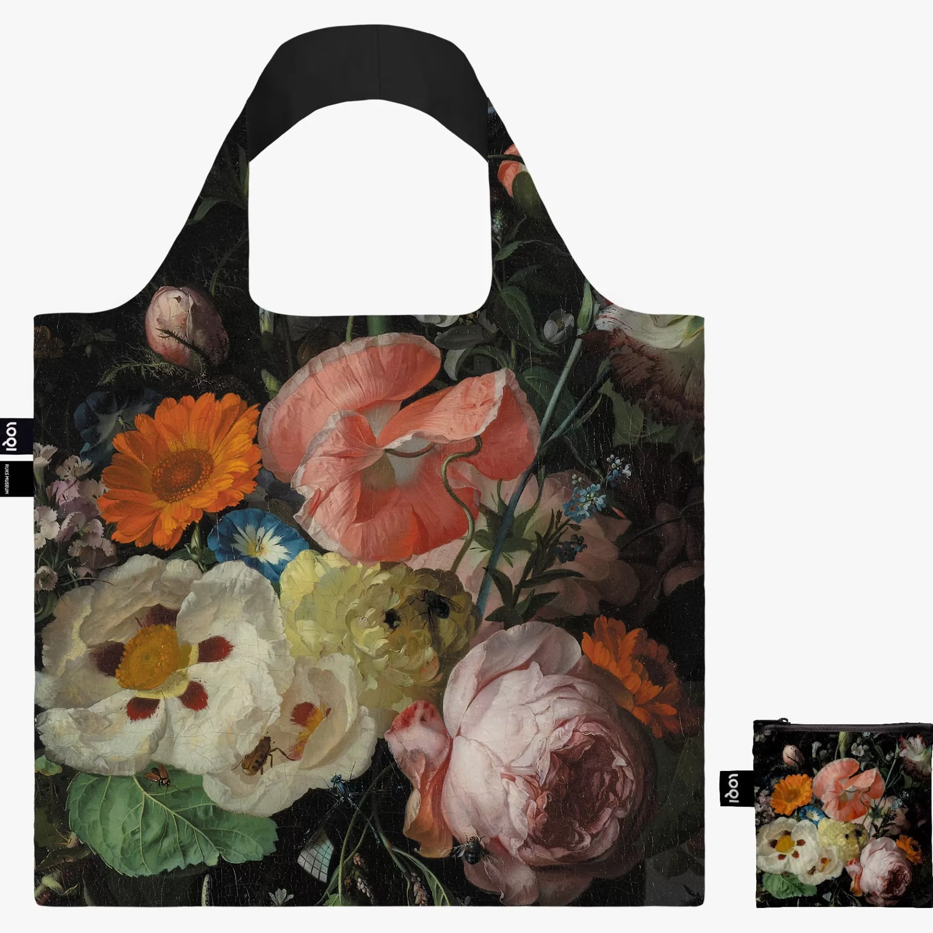 LOQI RACHEL RUYSCH Nature morte aux fleurs Sac recyclé* Sacs