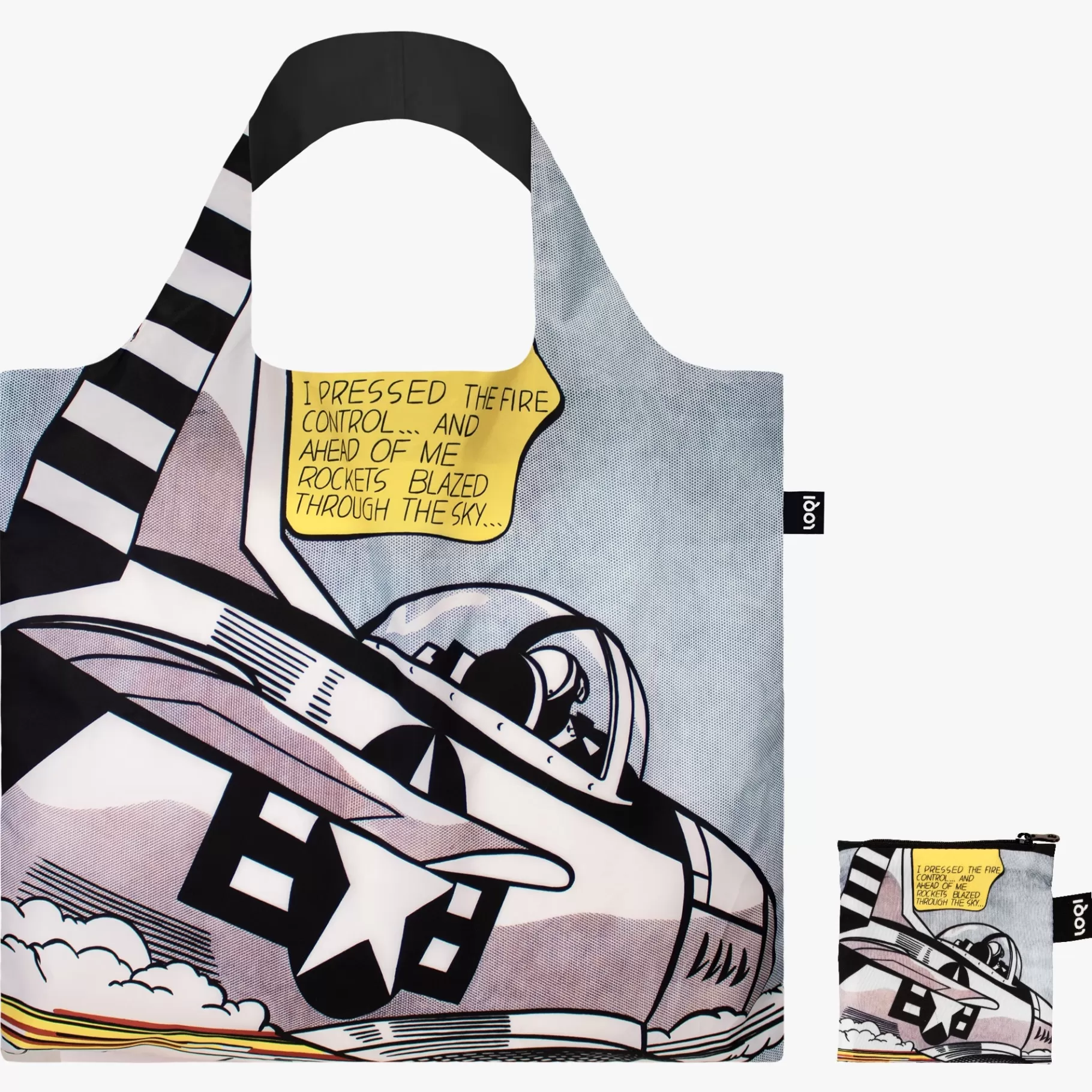 LOQI ROY LICHTENSTEIN Whaam ! Sac recyclé* Sacs