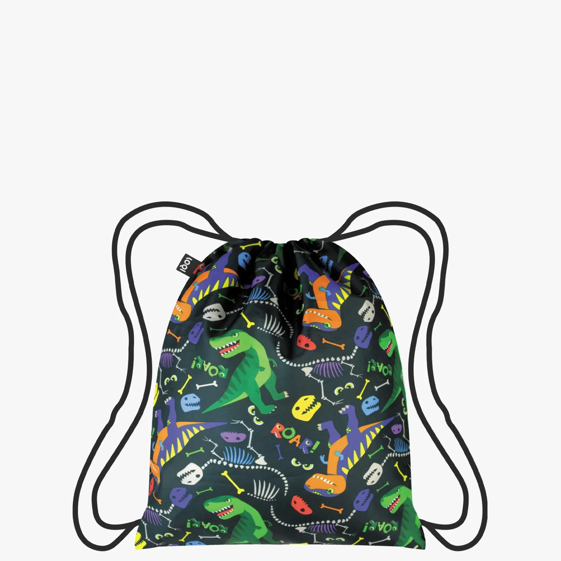 LOQI Sac à dos moyen recyclé DINOSAUR Roar*Enfant Enfants