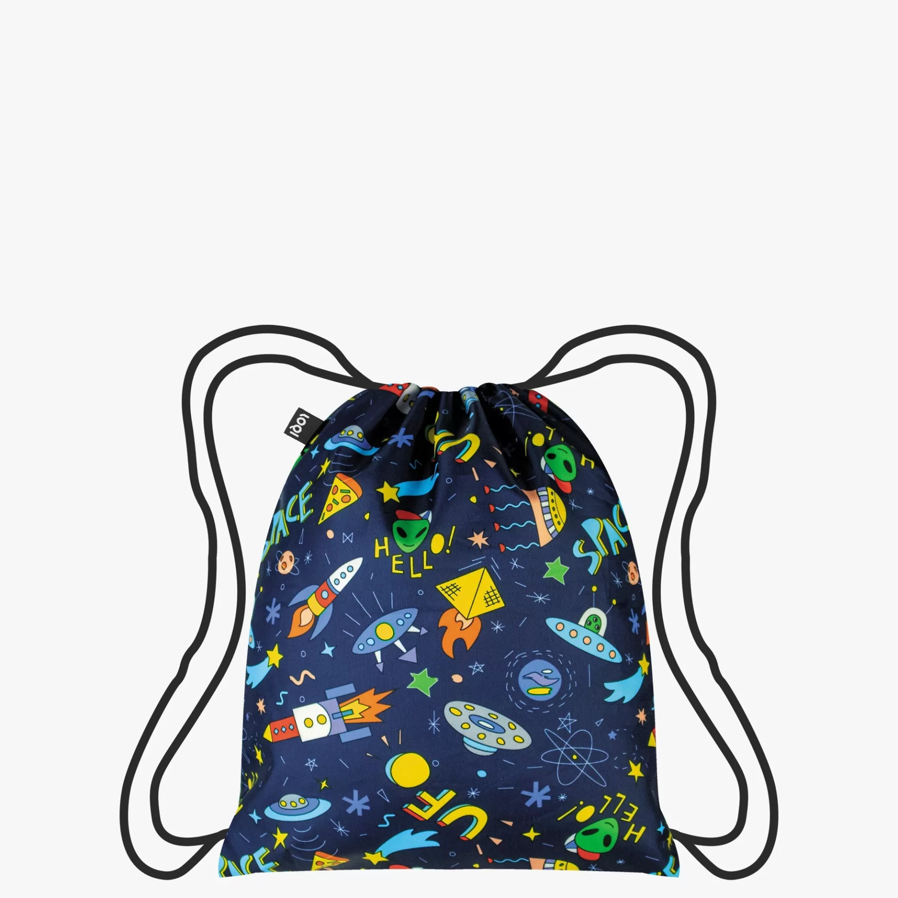 LOQI Sac à dos moyen recyclé SPACE Ufo*Enfant Enfants