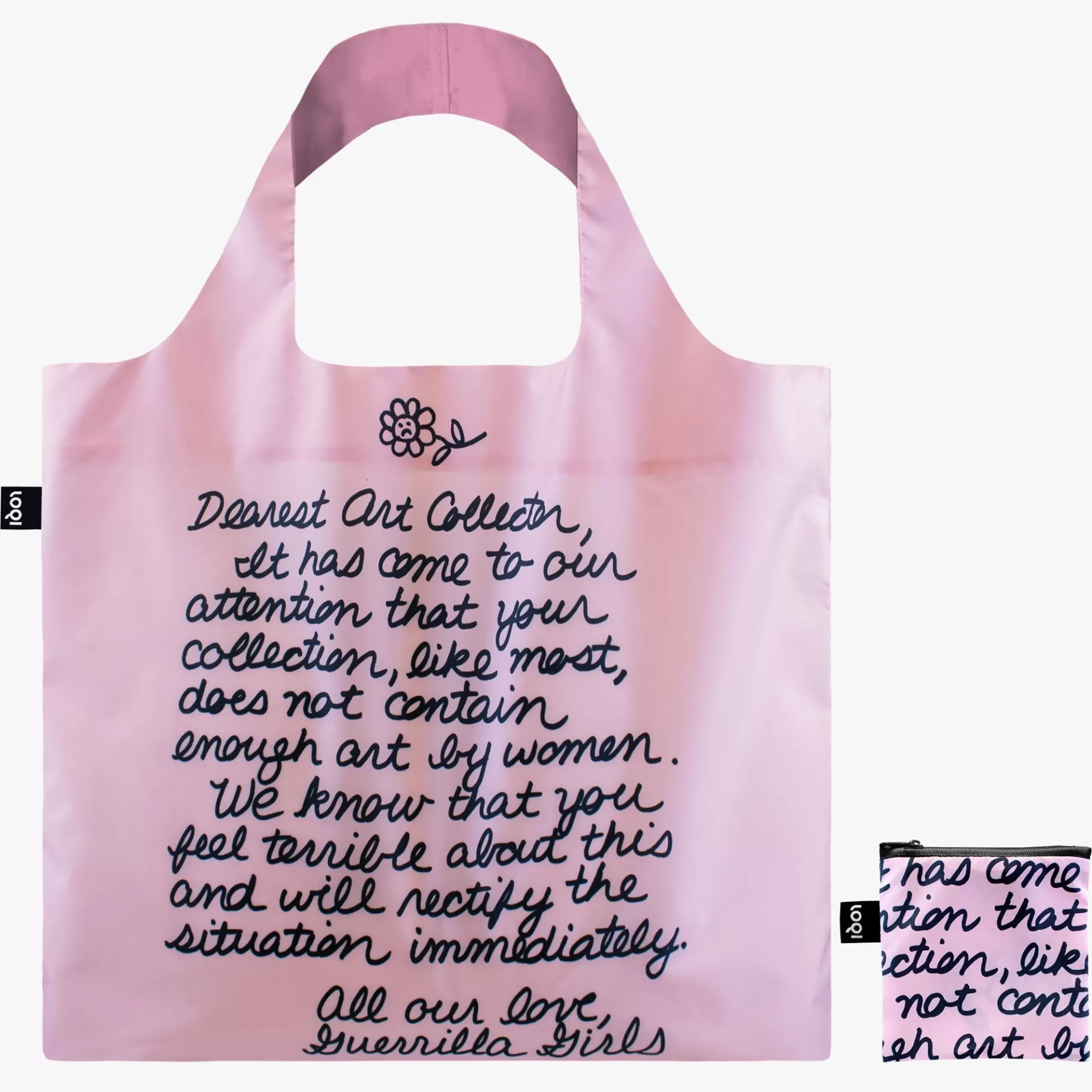 LOQI Sac recyclé GUERRILLA GIRLS Dearest Art Collector* Sacs