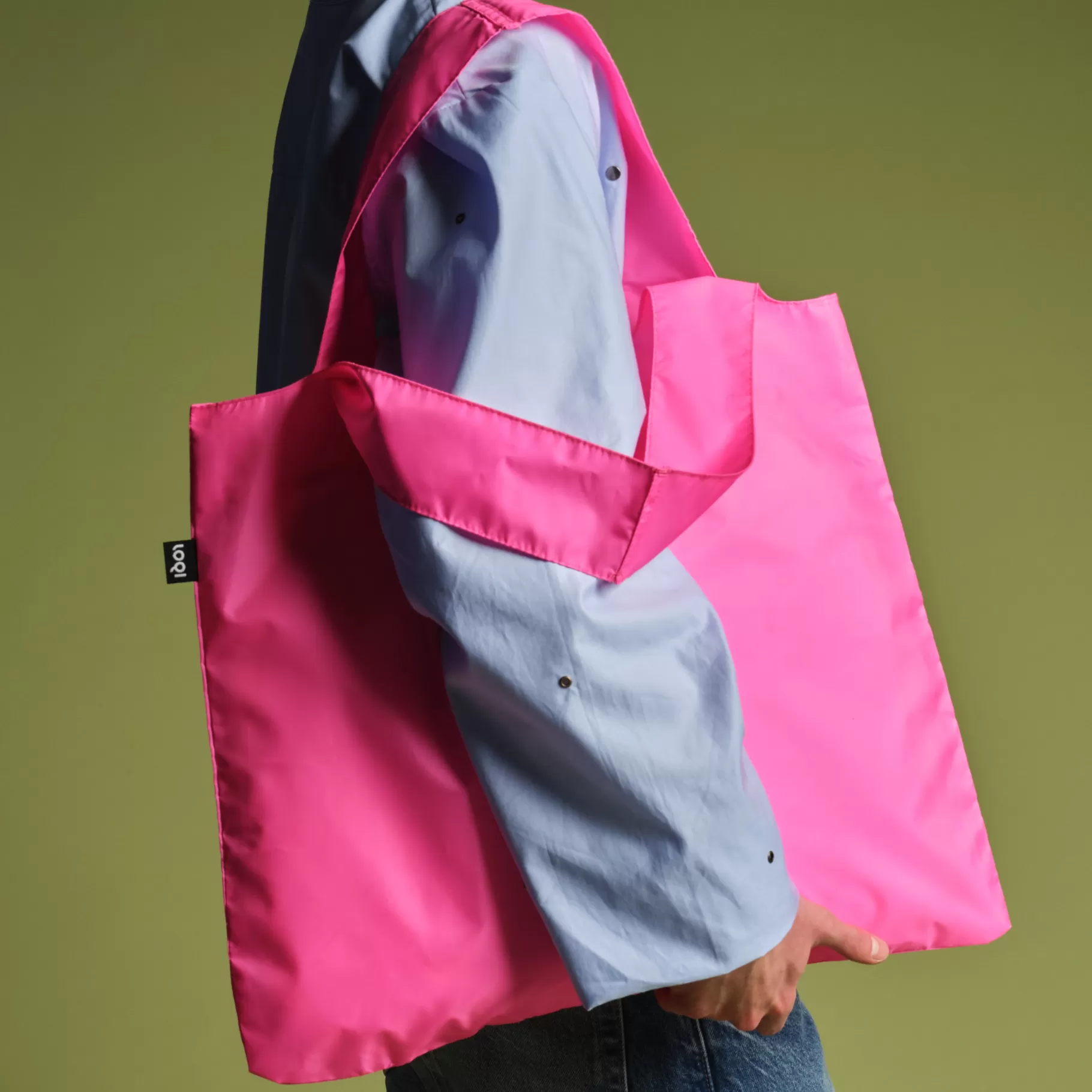 LOQI Sac recyclé rose NEON* Sacs