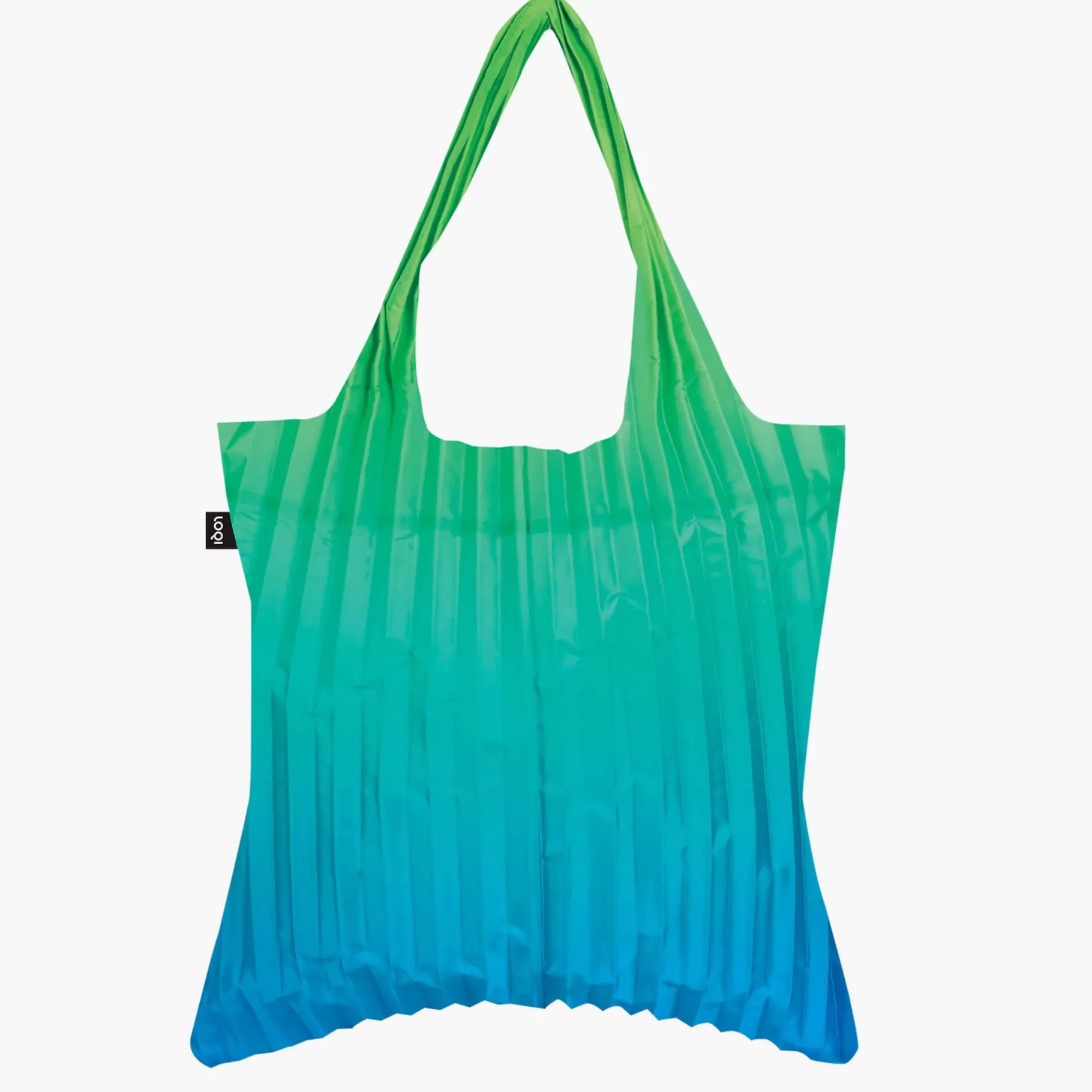 LOQI Sac vert arc-en-ciel PLEATED* Sacs