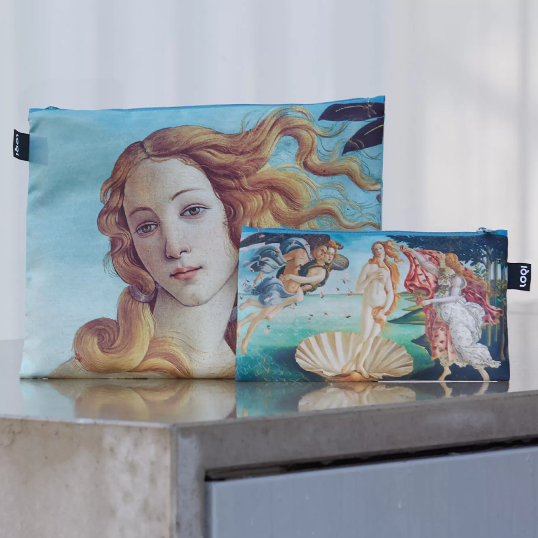 LOQI SANDRO BOTTICELLI Pochettes zippées recyclées* Poches Zippées