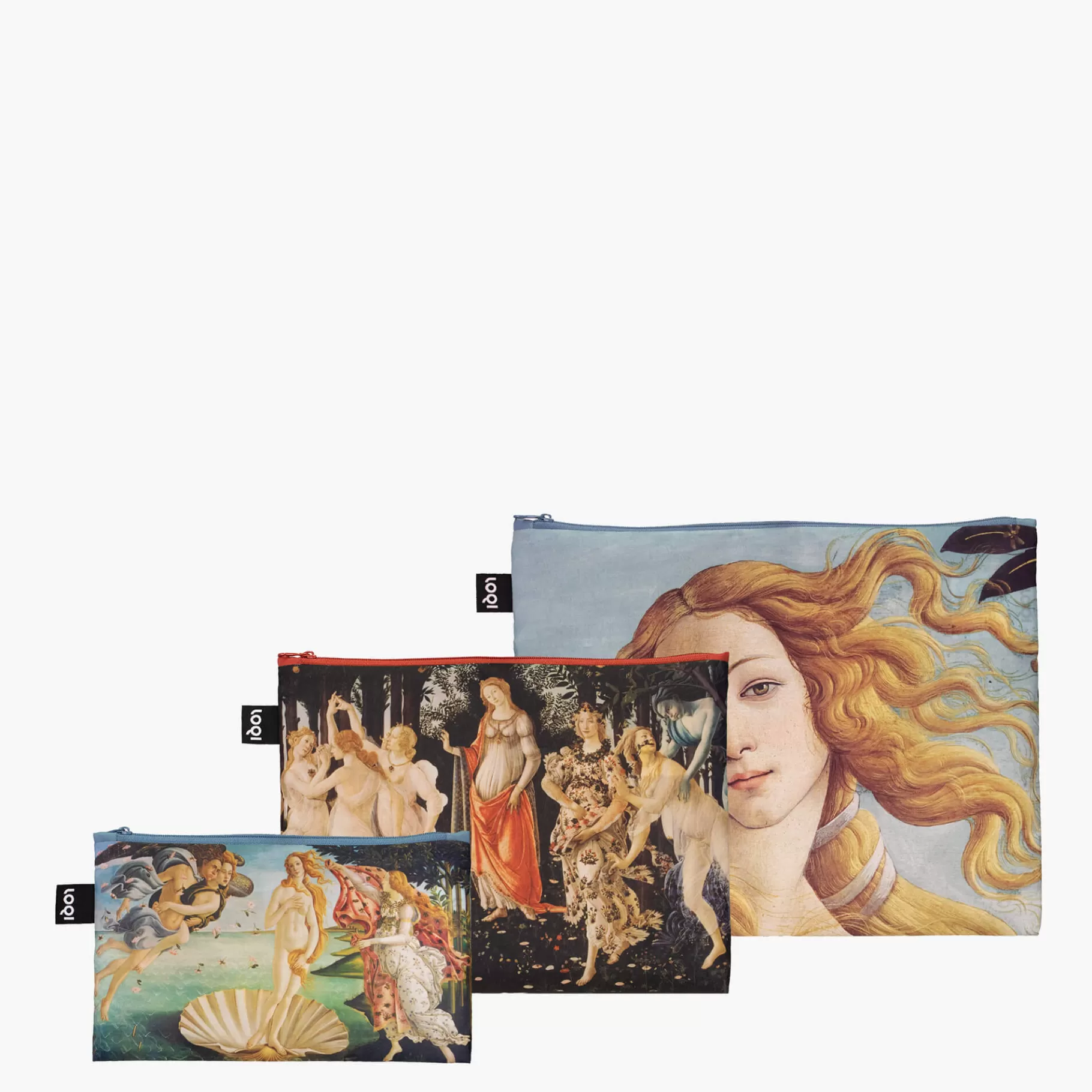 LOQI SANDRO BOTTICELLI Pochettes zippées recyclées* Poches Zippées