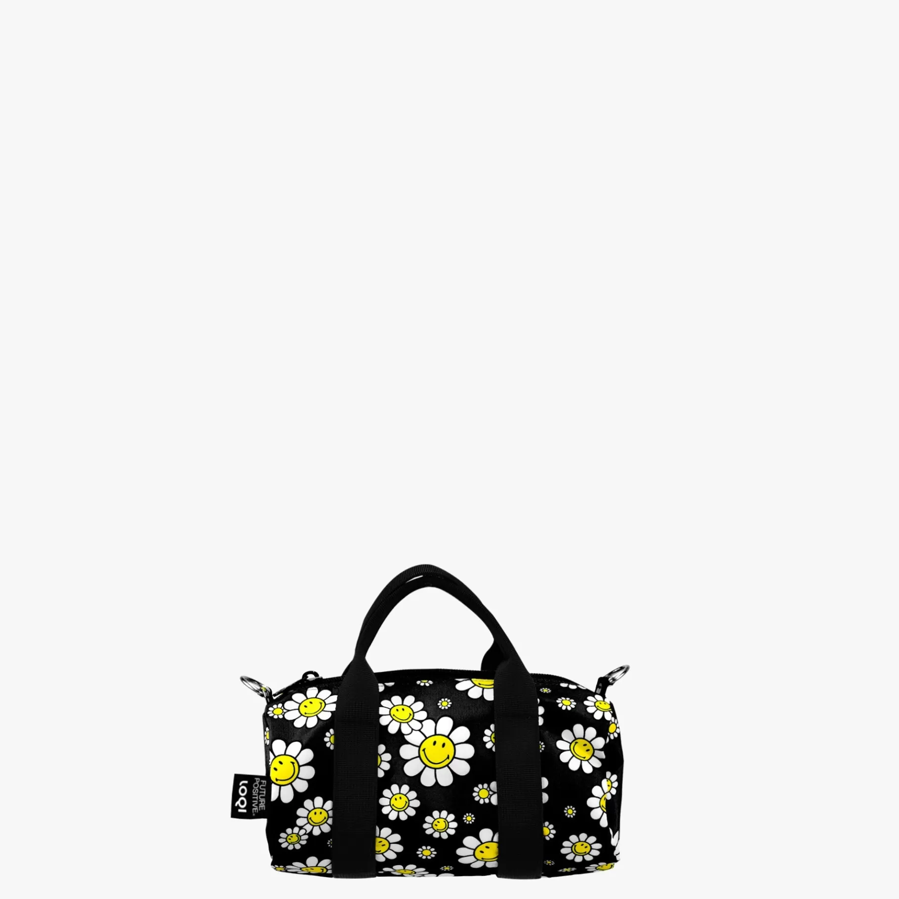 LOQI SMILEY Flowers Petit semainier recyclé noir* Week-Ends