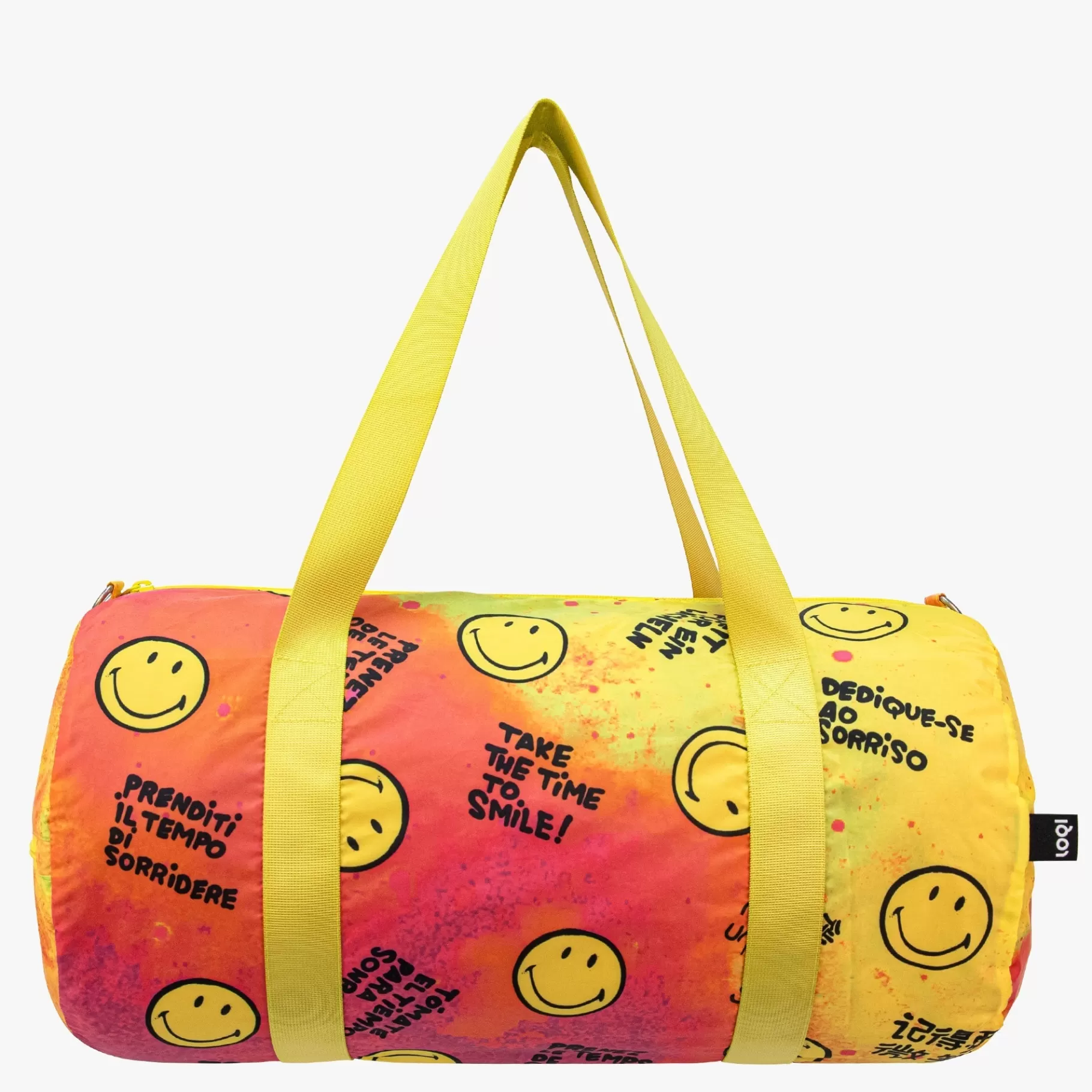 LOQI SMILEY Prenez le temps de sourire Weekender recyclé* Week-Ends