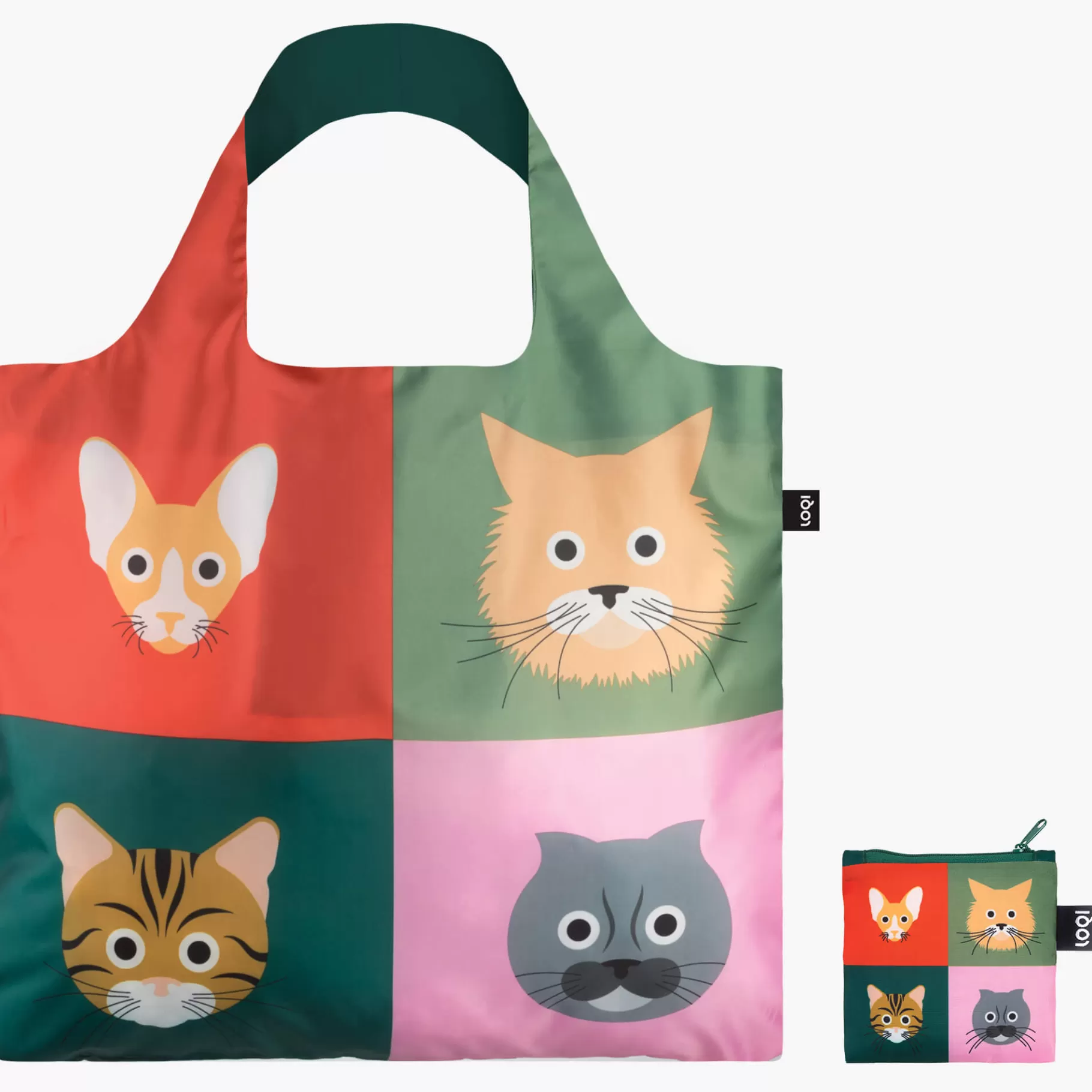 LOQI STEPHEN CHEETHAM Sac recyclé pour chats* Sacs