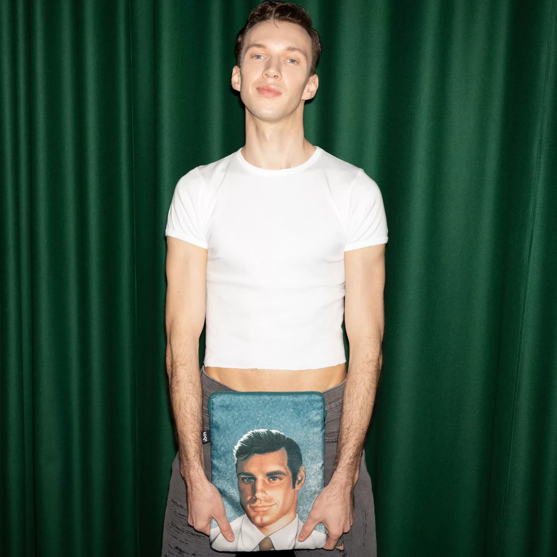 LOQI TOM OF FINLAND Day & Night Recycled Laptop Sleeve (housse pour ordinateur portable recyclée)* Housses Pour Ordinateurs Portables