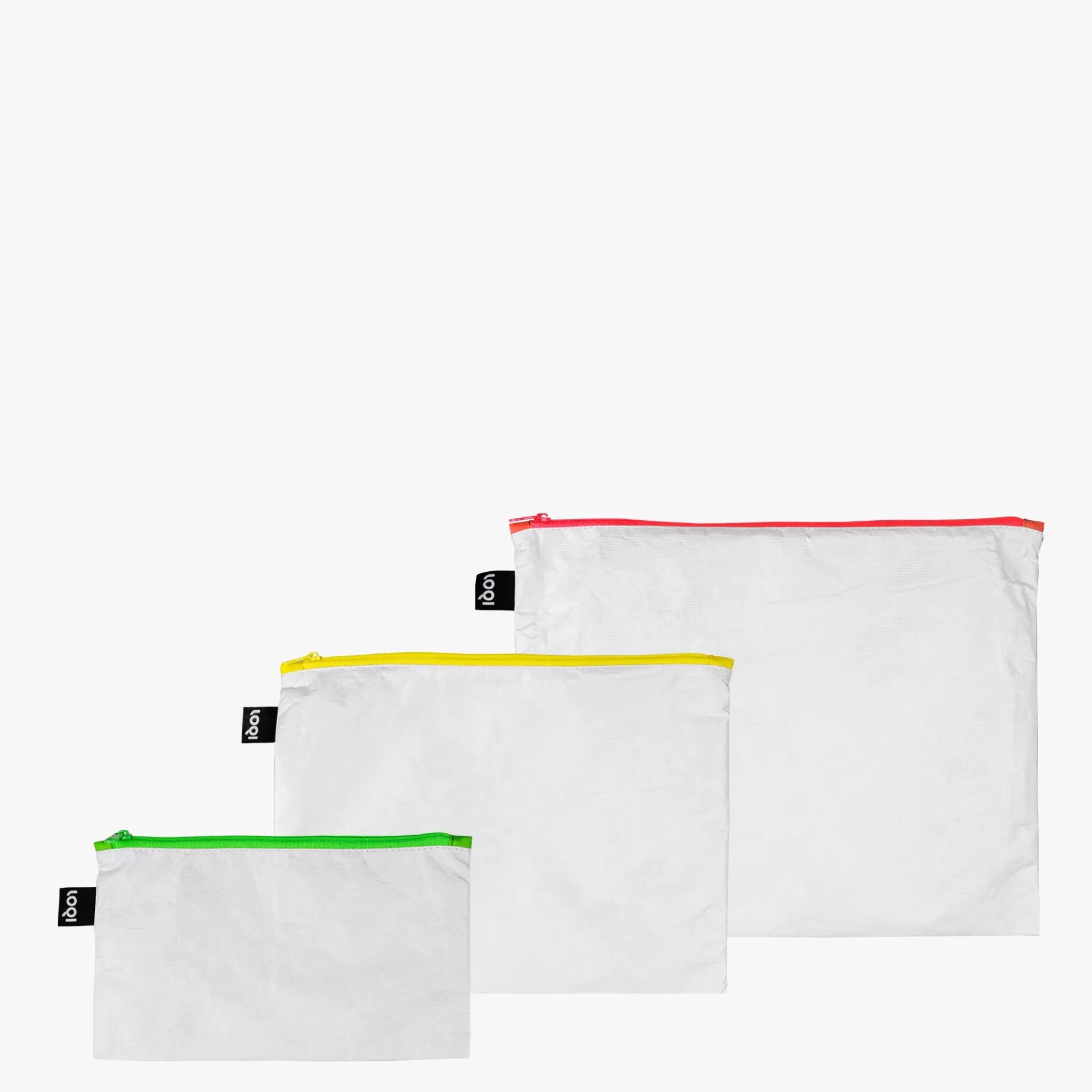 LOQI TYVEK Neon Zip Pockets* Poches Zippées