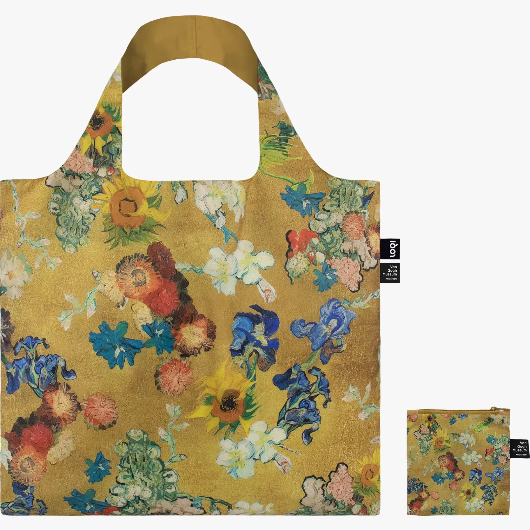 LOQI VAN GOGH MUSEUM Sac recyclé à fleurs d'or* Sacs