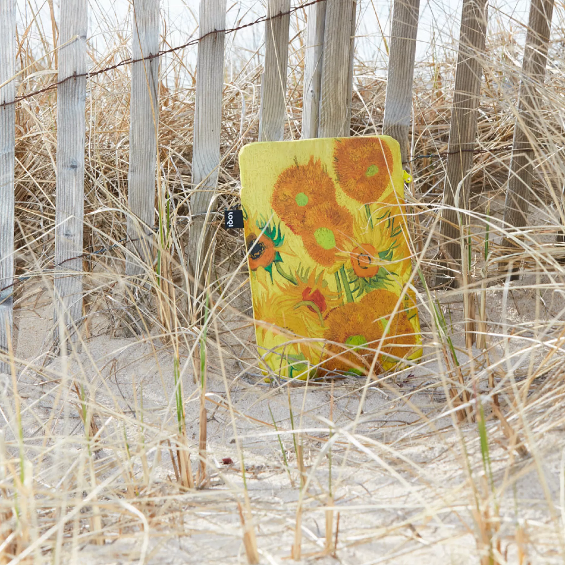 LOQI VINCENT VAN GOGH Housse pour ordinateur portable recyclée Tournesols* Housses Pour Ordinateurs Portables