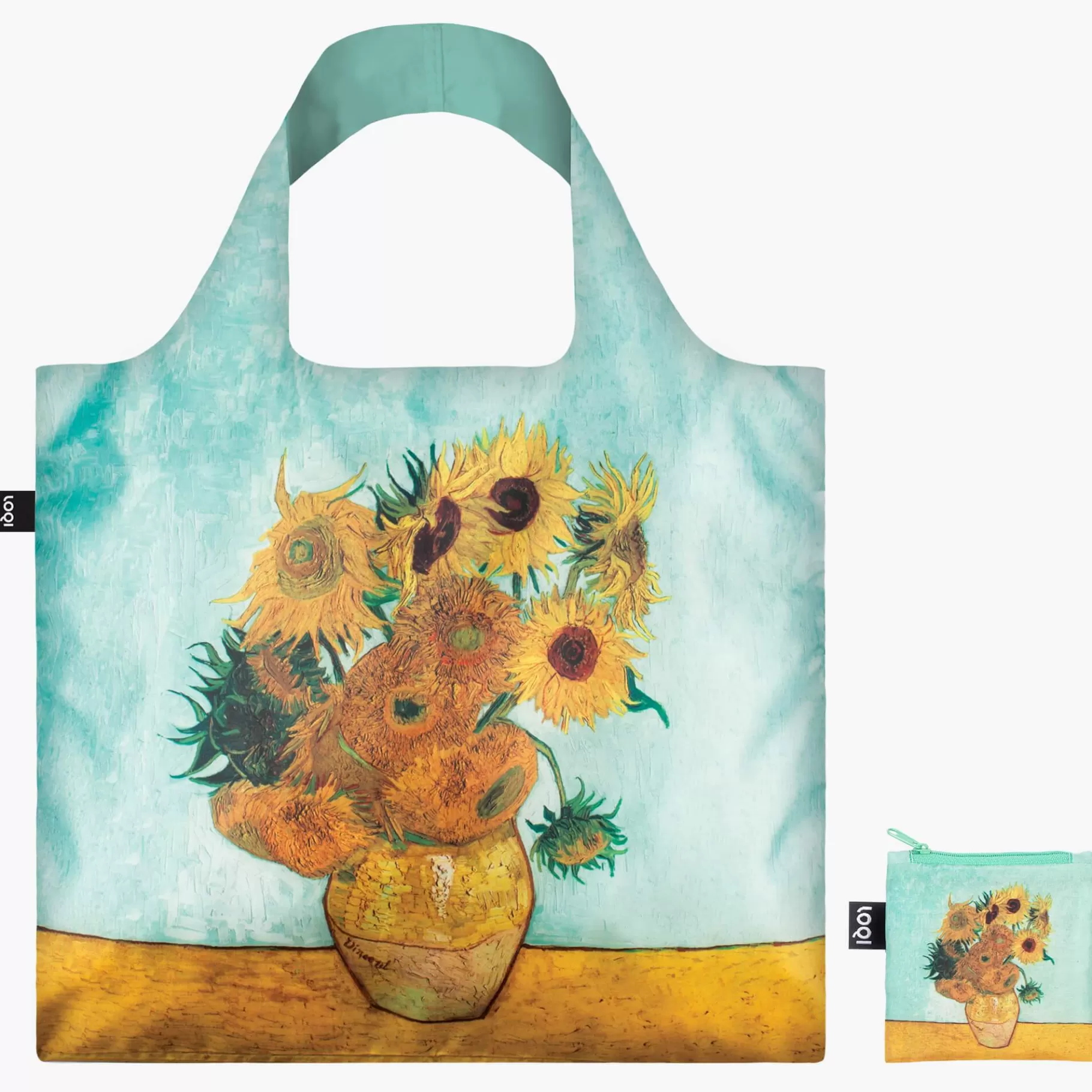 LOQI VINCENT VAN GOGH Vase avec tournesols Sac recyclé* Sacs