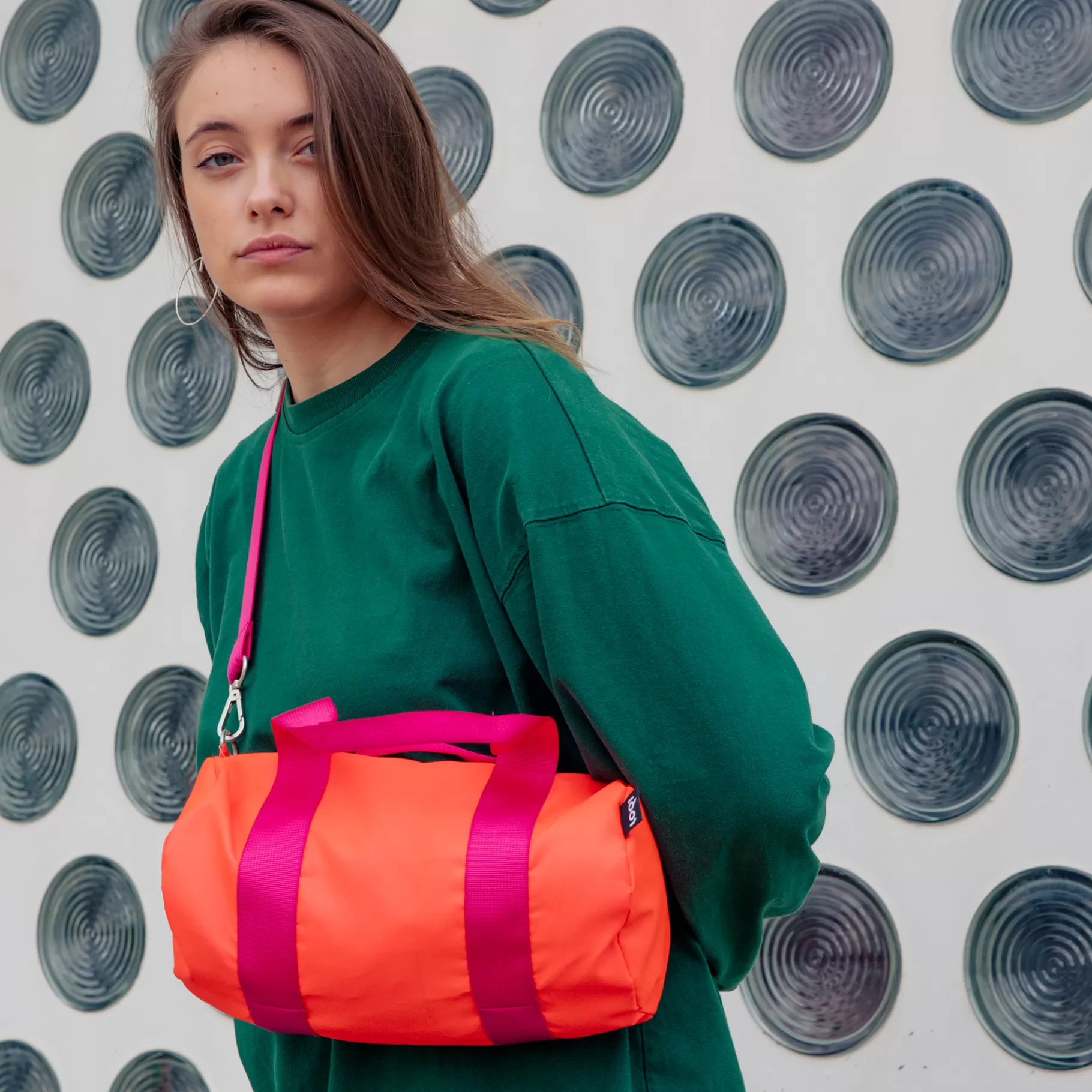 LOQI Weekender moyen recyclé orange foncé NEON* Week-Ends