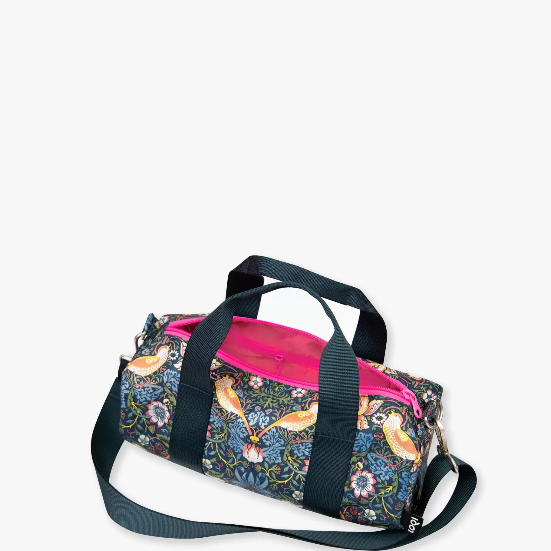 LOQI WILLIAM MORRIS Strawberry Thief Neon Recycled Medium Weekender* Week-Ends