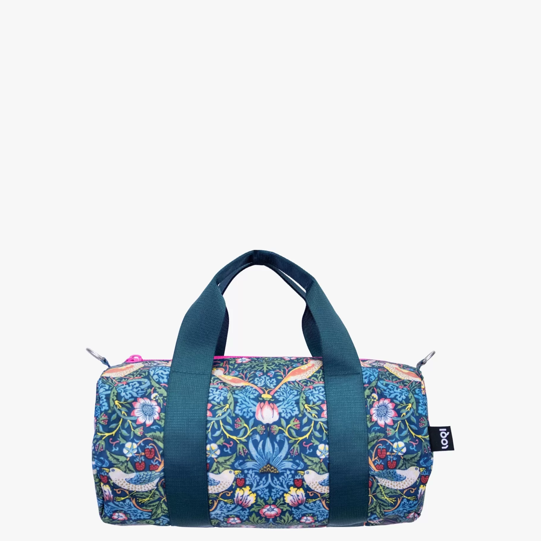 LOQI WILLIAM MORRIS Strawberry Thief Neon Recycled Medium Weekender* Week-Ends